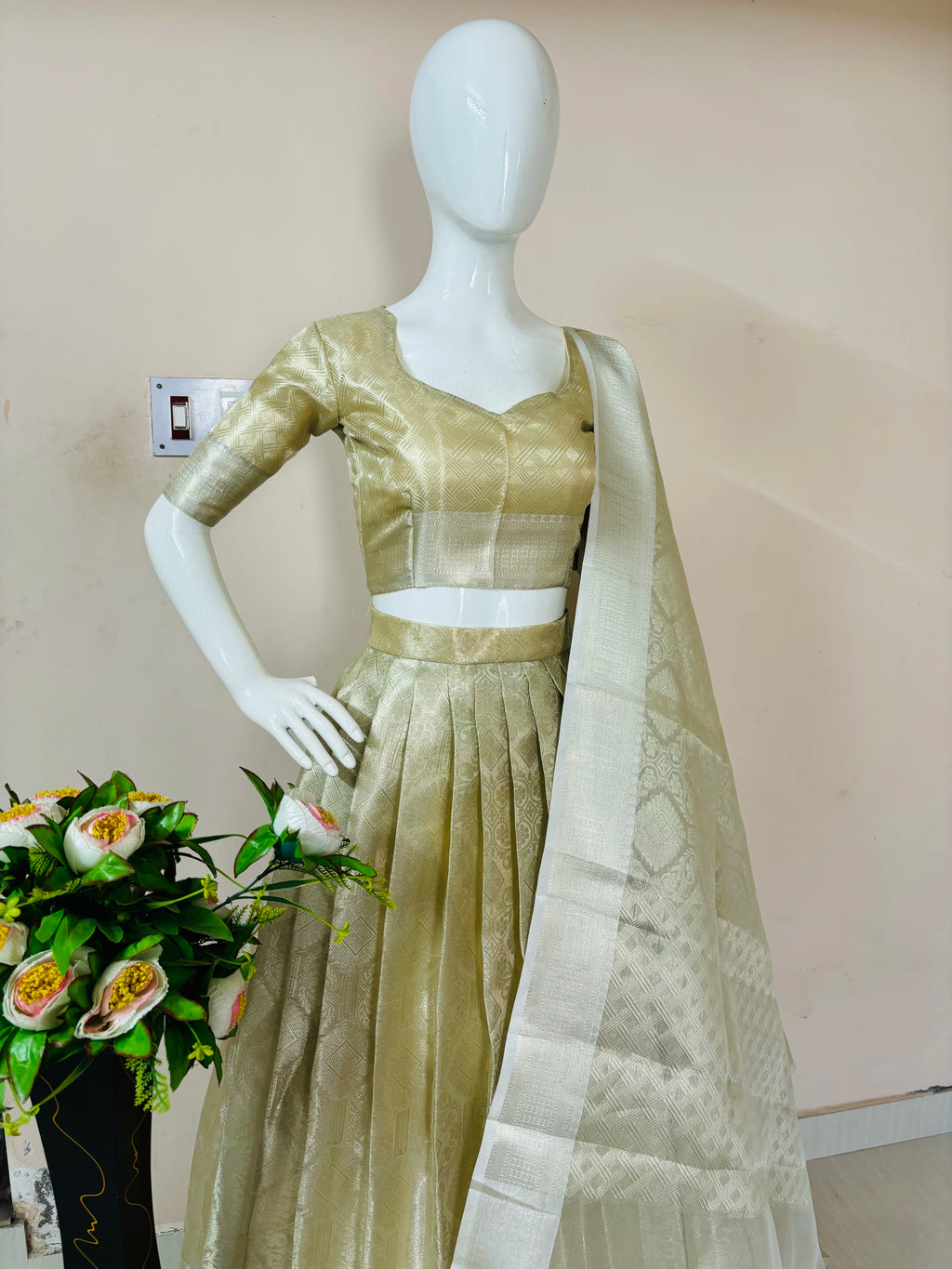 Vanilla Orchid lehenga