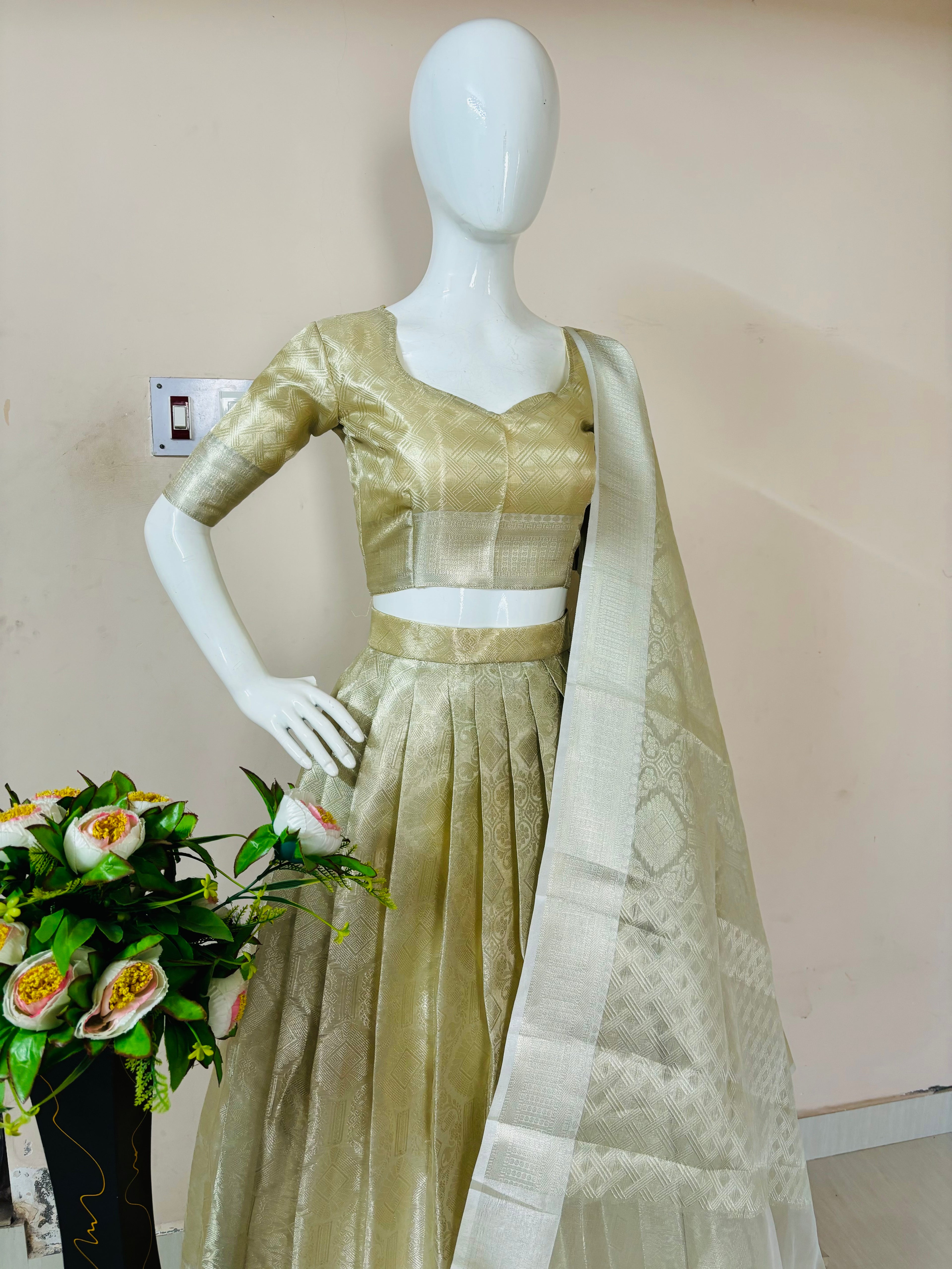 Vanilla Orchid lehenga
