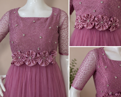Floral Embellished Party Wear
