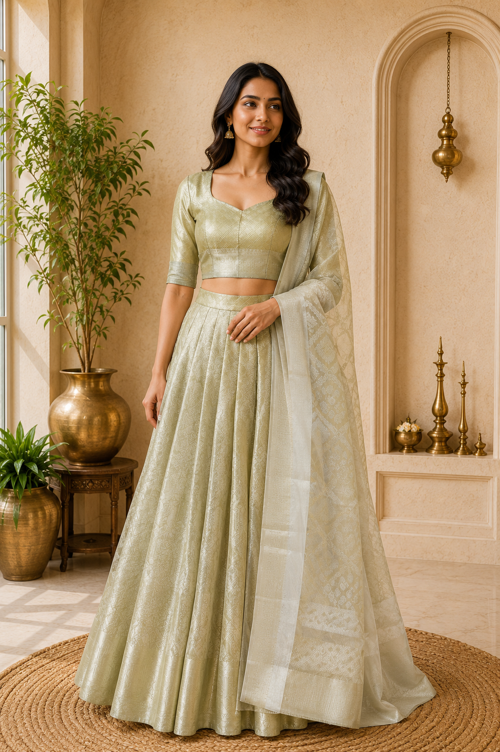Vanilla Orchid Lehenga